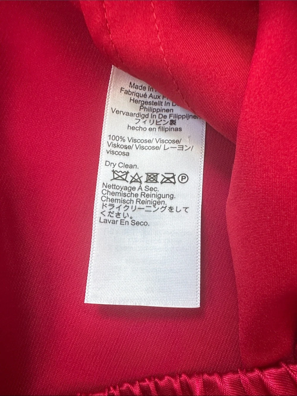 J.Crew Red “Cosmo” Silky Pants - Picture 3 of 4